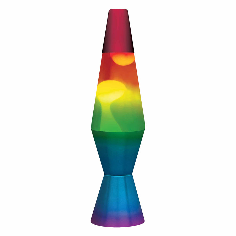 11.5″ LAVA LAMP RAINBOW – WHITE/TRICOLOR D0