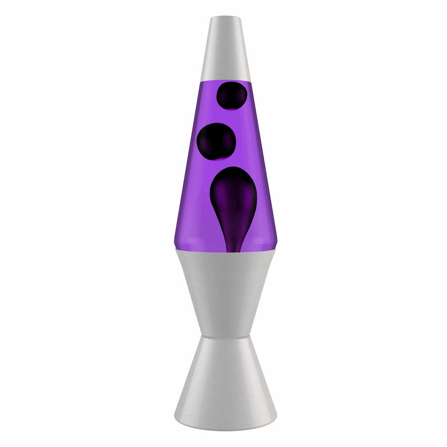 14.5’’ LAVA LAMP – BLACK & PURPLE Z7