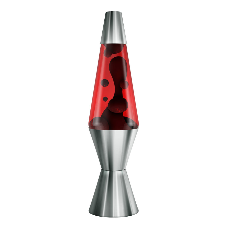 14.5″ LAVA LAMP CHROME PLATED CRIMSON U8