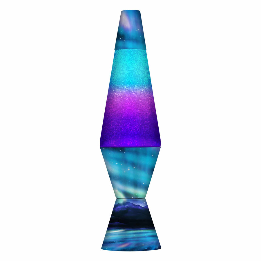 14.5″ LAVA LAMP COLORMAX NORTHERN LIGHTS – GLITTER M4