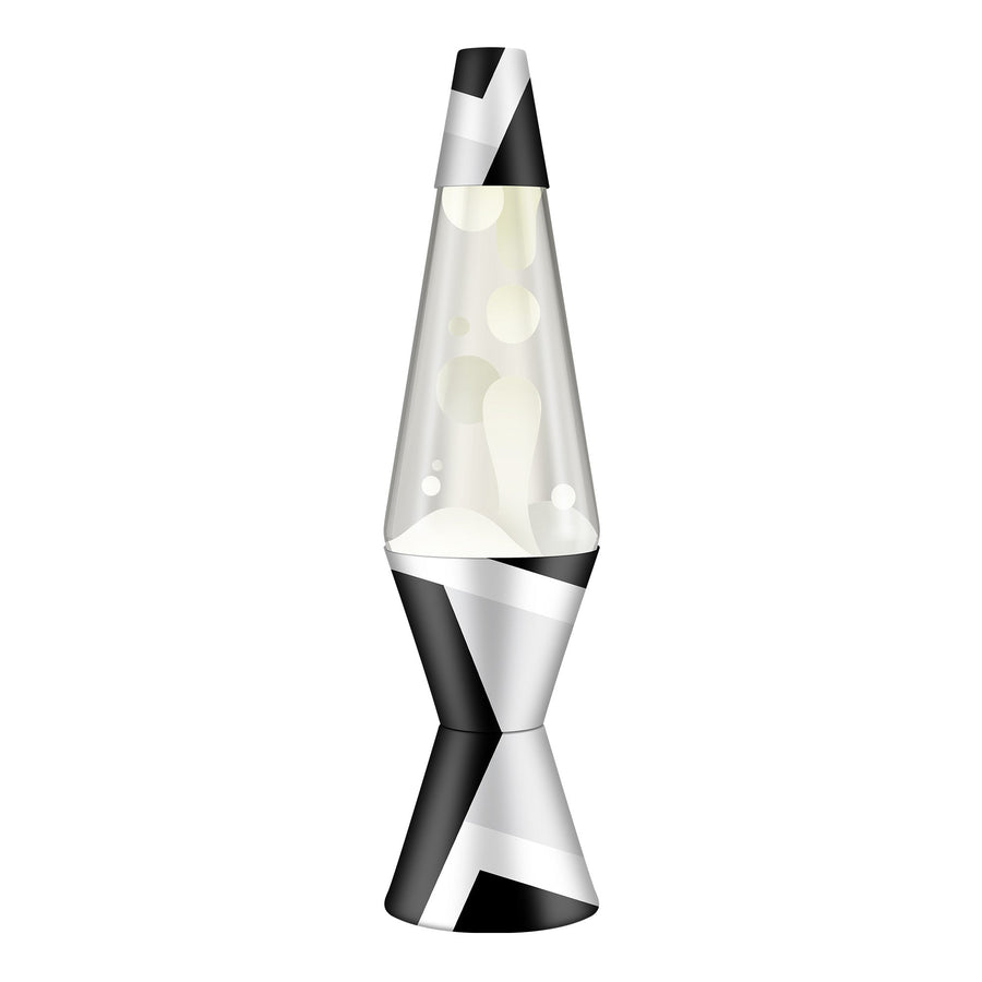 14.5″ LAVA LAMP POLYGONAL WHITE TONE W5