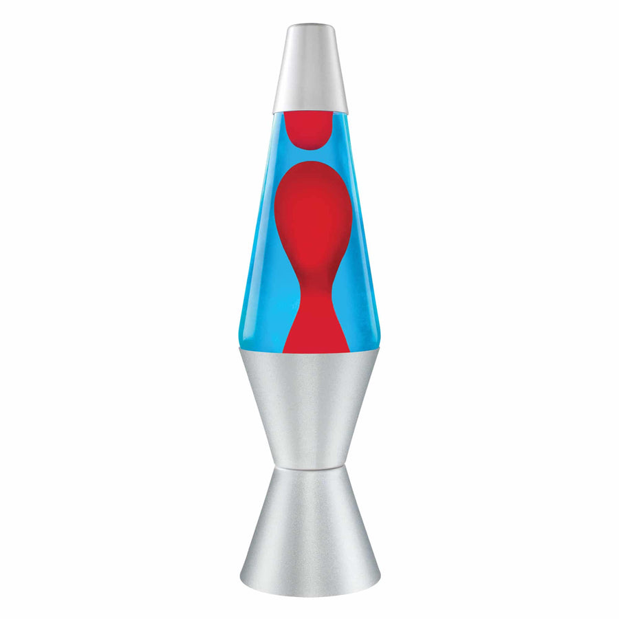 14.5″ LAVA LAMP – RED/BLUE/SILVER T2