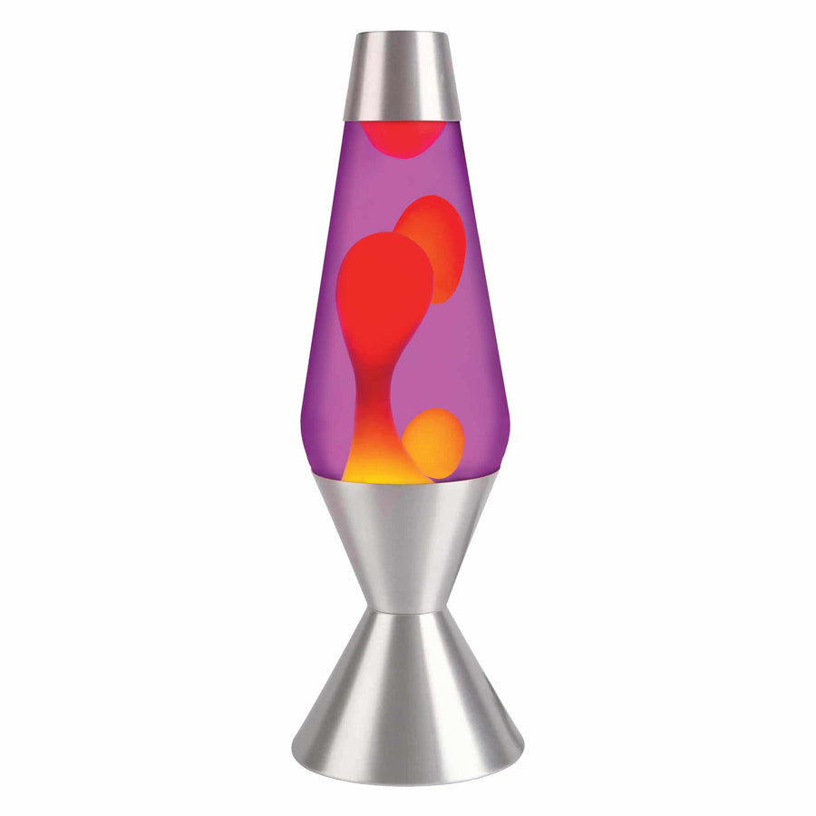 16.3″ LAVA LAMP – YELLOW/PURPLE/SILVER I9