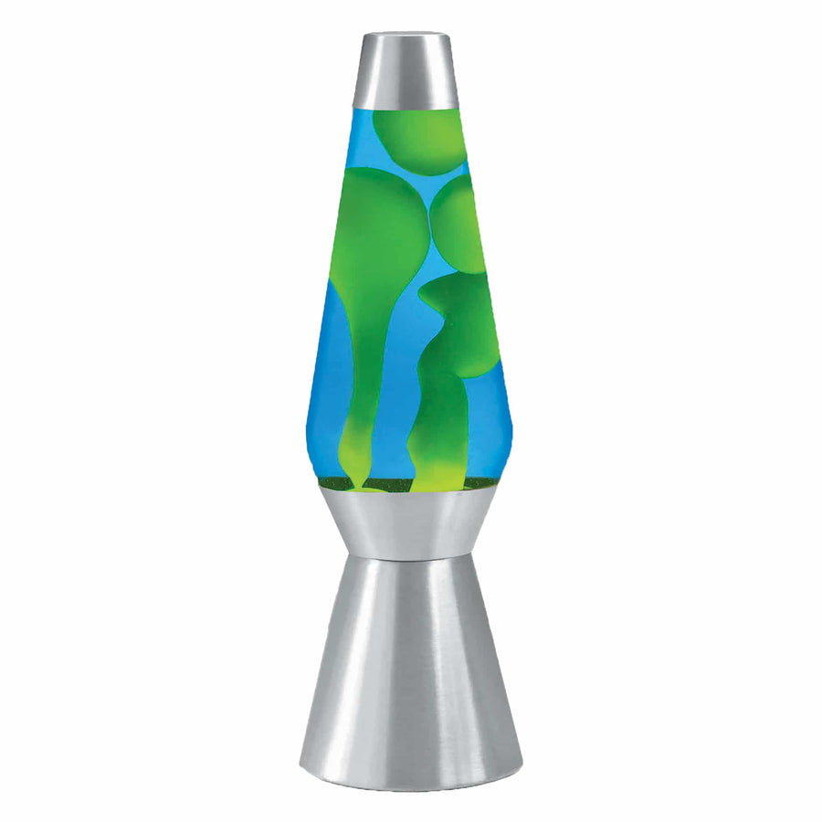 27″ LAVA LAMP GRANDE – YELLOW/BLUE/SILVER H3
